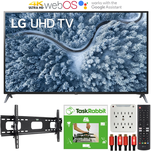 LG 75 Inch LED 4K UHD Smart webOS TV 2021 +TaskRabbit Installation Bundle