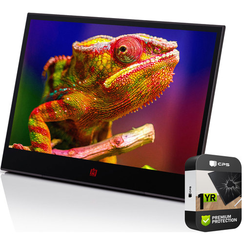 Deco Gear 15.6` 1920x1080 Portable Monitor, 60Hz, Touchscreen with 1-Year Warranty Bundle