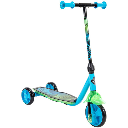 Huffy Neowave 3-Wheel Electro- Light Preschool Scooter, Blue - 28400