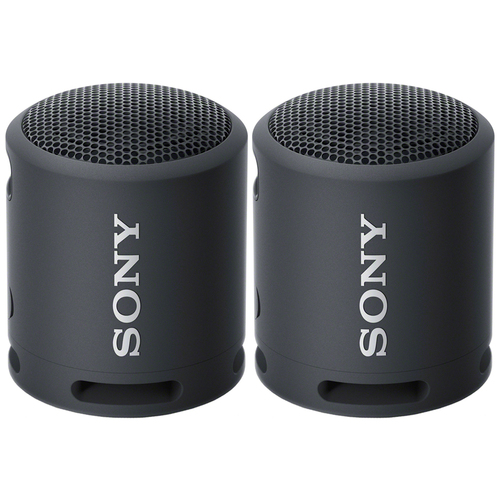 Sony XB13 EXTRA BASS Portable Wireless Bluetooth Speaker Black 2 Pack