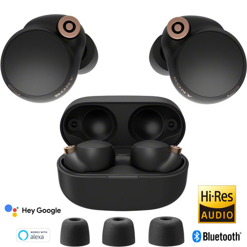 WF-1000XM4 Industry Leading Noise Canceling Truly Wireless Earbuds (Black)