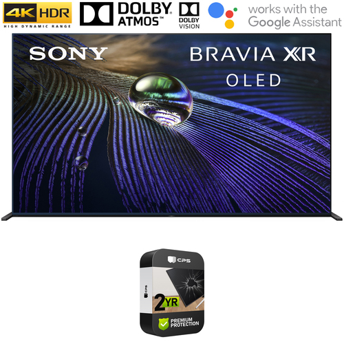 Sony XR83A90J 83` OLED 4K HDR Smart TV 2021 w/ Premium 2Year Extended Protection Plan