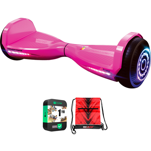Razor Hovertrax Prizma Electric Hoverboard - Pink + Extended Protection & Deco Bag