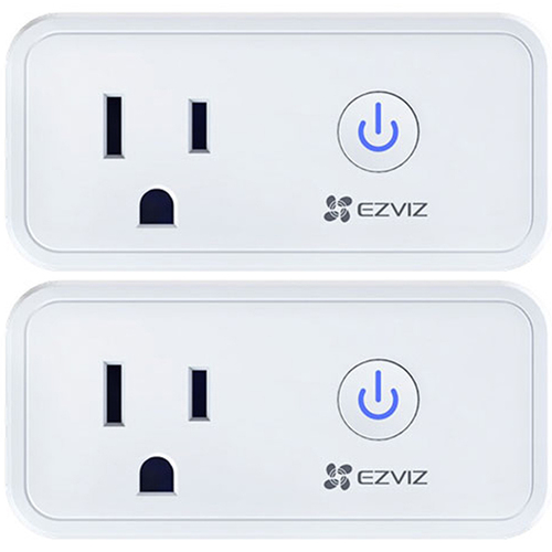 EZVIZ Smart Plug with Energy Statistics, Wi-Fi, Voice Control with Alexa 2 Pack