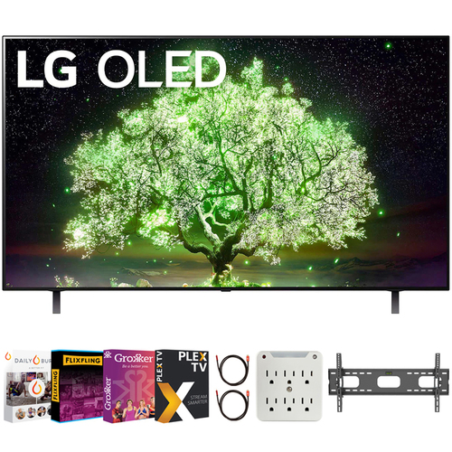 LG 48 Inch A1 Series 4K HDR Smart TV with AI ThinQ 2021 + Movies Streaming Pack