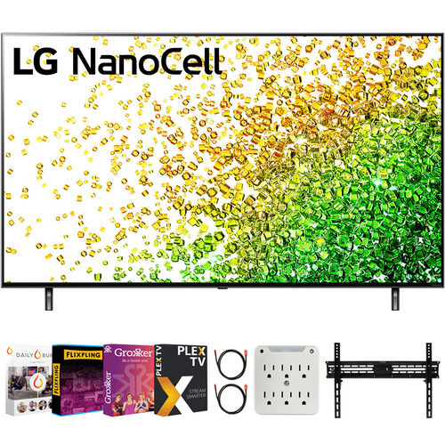 LG 50` NanoCell 80 Series LED 4K UHD Smart webOS TV 2021 with Movies Streaming Pack