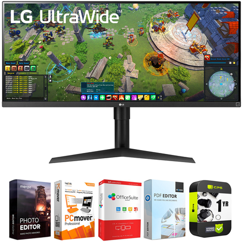 LG 34` FreeSync UltraWide IPS Monitor 21:9 with Warranty and Software Bundle