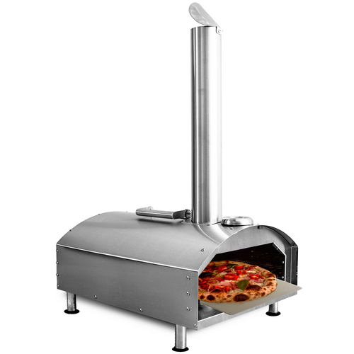 Deco Chef Portable Outdoor Pizza Oven with 2-in-1 Pizza and Grill Oven - Renewed