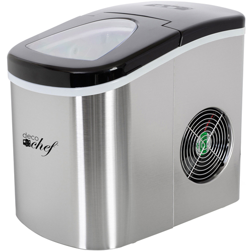 Deco Chef Compact Electric Ice Maker Stainless Steel - Renewed