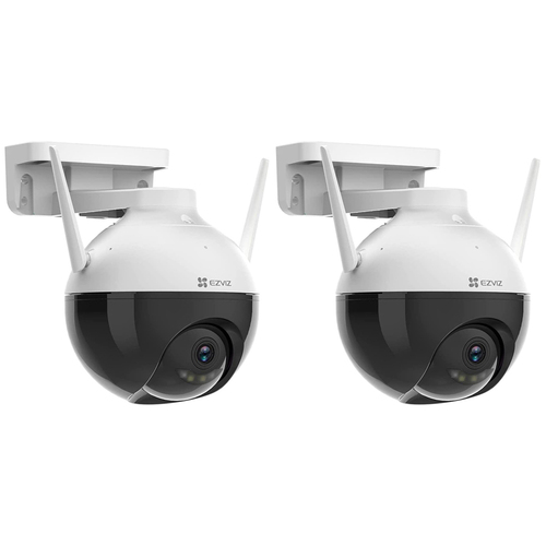 EZVIZ 1080p Outdoor 360-degree Pan/Tilt Wi-Fi Security Camera 2 Pack