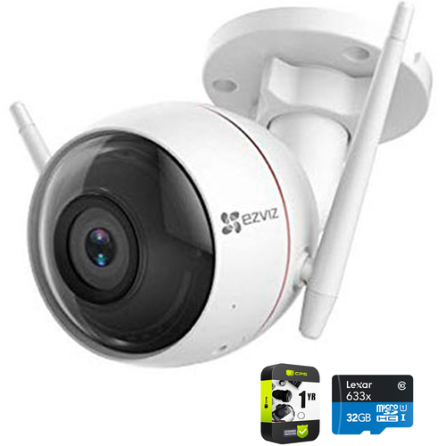 EZVIZ 1080p Wi-Fi Color Night Vision Camera w/ Defense + 32GB Card and Warranty