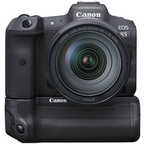 Canon EOS R5 Full Frame Mirrorless Camera + 24-105mm F4 L IS USM Lens + BG-R10 Bundle