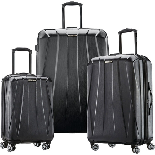Samsonite Centric 2 Hardside Expandable Luggage w/ Spinner Wheels 3-Piece Set - Black