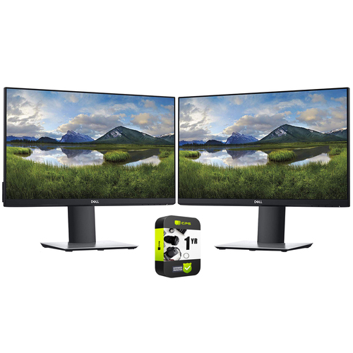 Dell 27` 1920 x 1080 LED Black 2 Pack with 1 Year Extended Warranty