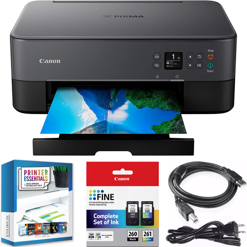 Canon PIXMA TS6420 All-in-One Wireless Printer Print, Copy, Scan Home Office Bundle