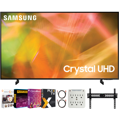 Samsung 50 Inch UHD 4K Crystal UHD Smart LED TV 2021 with Movies Streaming Pack