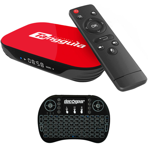 Tanggula X1 Series Android 9.0 TV Box IPTV Device with Deco Keyboard Remote