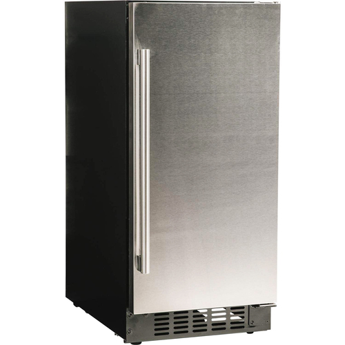 Azure 15` Mini Refrigerator 1.0 with Solid Stainless Steel Door - A115R-S