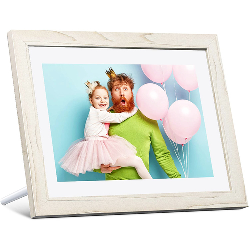Dragon Touch Classic 10` Digital Picture Frame in White - WiFi Compatible - XKS0001-WT-US2