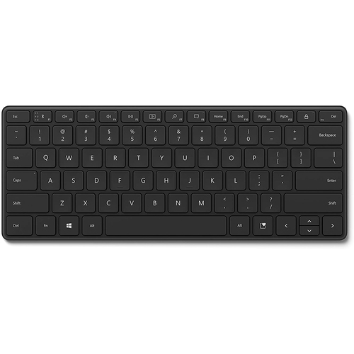 Designer Bluetooth Compact Keyboard - Matte Black - (21Y-00001)