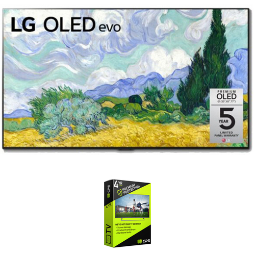 LG OLED77G1PUA 77 Inch OLED evo Gallery TV 2021 + Premium Warranty Bundle
