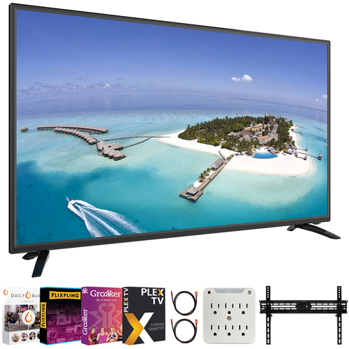 Sansui S43P28FN 43-Inch 1080p Full HD Smart LED TV + Movies Streaming Pack