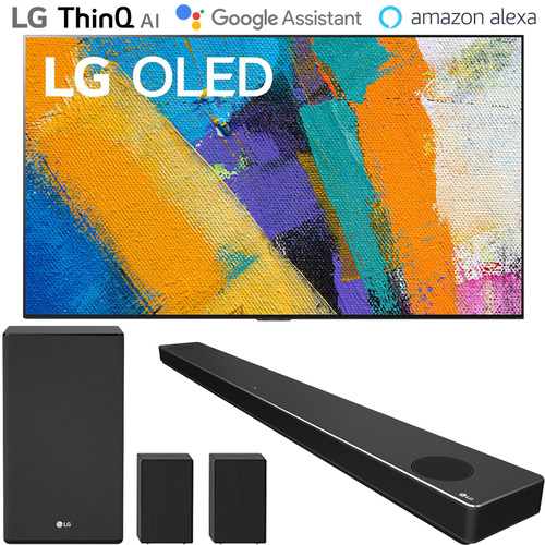 LG OLED55GXPUA 55` GX 4K OLED TV AI ThinQ (2020) with SN11RG Soundbar Bundle