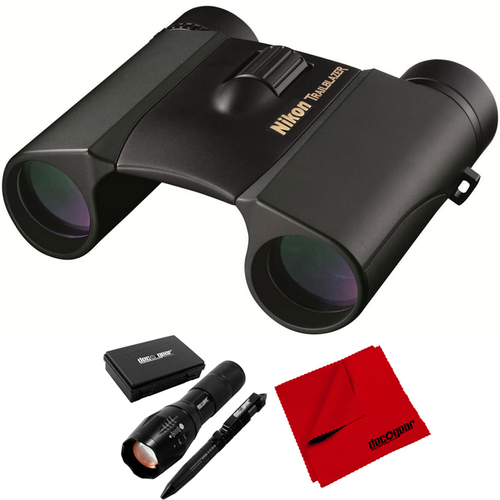 Nikon 10x25 Trailblazer ATB Hunting Binoculars with Deco Tactical Set and Cloth