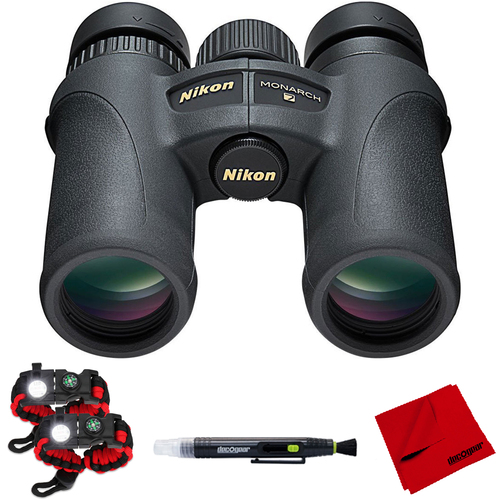 Nikon Monarch 7 Binoculars 8x42 with Tactical Bracelet Bundle