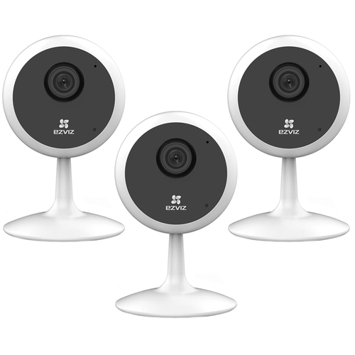 EZVIZ C1C 1080p Indoor WiFi Security Camera Smart Motion Detection Zone 3 Pack