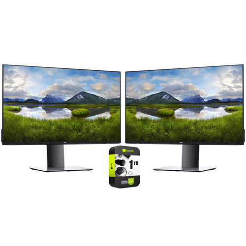 Dell UltraSharp 24` 2560x1440 Led-Lit PC Monitor with 2 Pack and Warranty