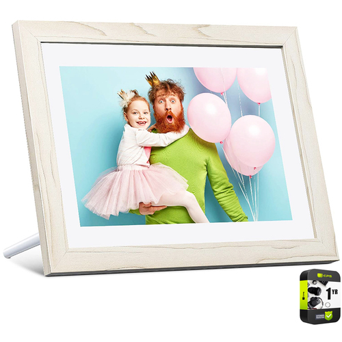 Dragon Touch Classic 10` Digital Picture Frame White WiFi Compatible + Warranty
