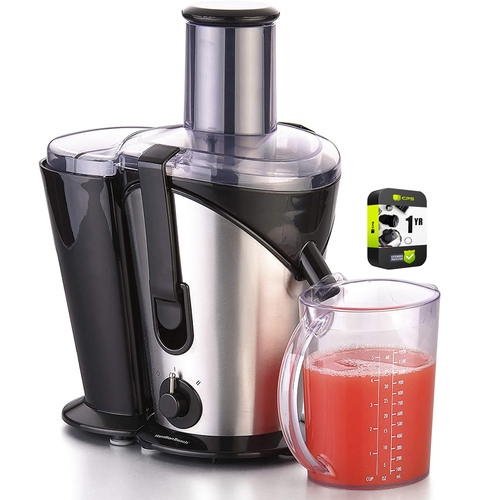 Hamilton Beach Big Mouth Plus 2-Speed Juicer Extractor Machine with Warranty