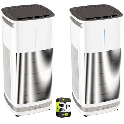Cuisinart PuRXium H13 Large Room HEPA Filter Air Purifier 2 Pack with Warranty