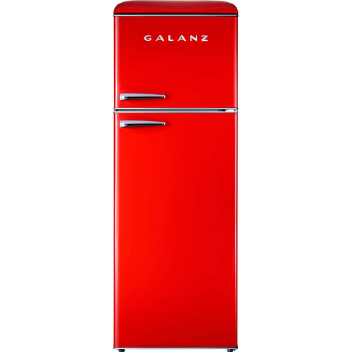 Galanz 12 CF Top Mount Refrigerator Retro Style
