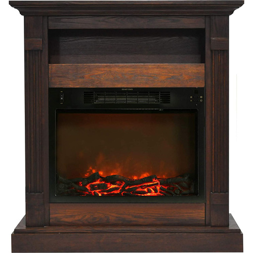 Cambridge 34 x37  Fireplace Mantel with Log Insert