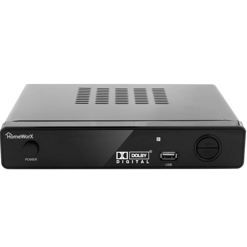 Mediasonic HW-150PVR HomeWorx ATSC Digital TV Converter Box with Media Player - Refurbished
