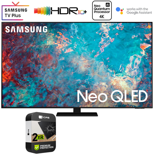 Samsung QN85QN85AA 85 Inch Neo QLED 4K Smart TV (2021) Renewed + 2 Year Protection Plan