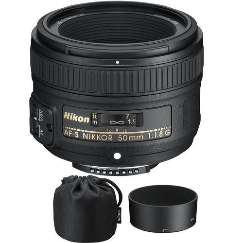 Nikon 2199B AF-S Nikkor 50mm f/1.8G Lens - Renewed