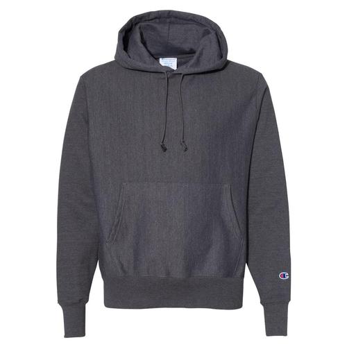 Reverse Weave Hooded Sweatshirt, Men's XL, Charcoal Heather