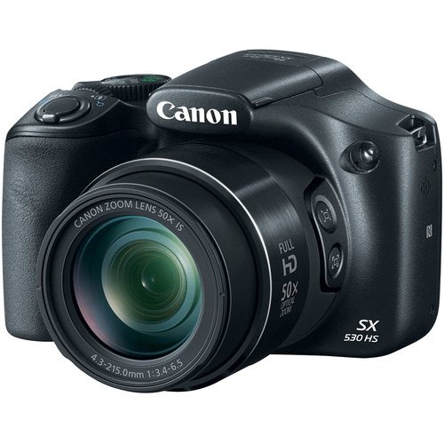 Canon PowerShot SX530 HS 16.0 MP 50x Opt Zoom 1080p Full HD Digital Camera Black