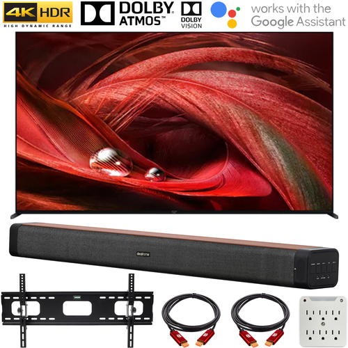 Sony XR85X95J 85` X95J 4K UHD LED Smart TV 2021 w/ Deco Home 60W Soundbar Bundle
