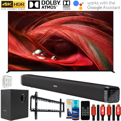 Sony XR85X95J 85` X95J 4K UHD LED Smart TV 2021 with Deco Gear Home Theater Bundle