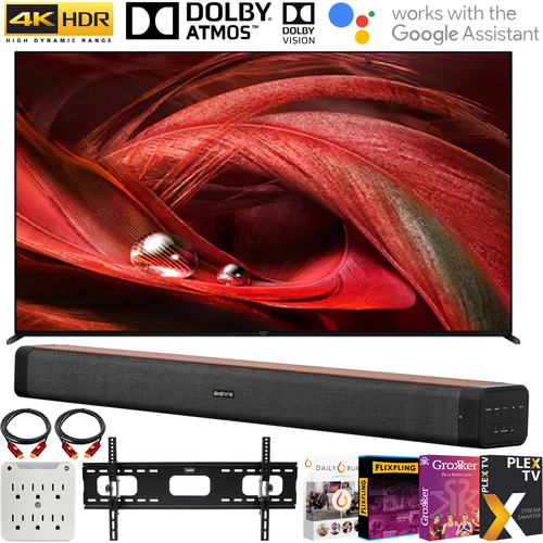 Sony XR85X95J 85` X95J 4K UHD Full Array LED Smart TV (2021) w/ Deco Soundbar Bundle