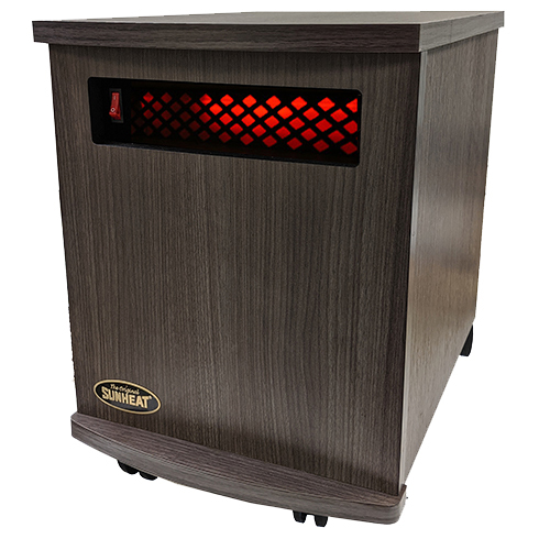 USA1500-M Indoor Infrared Space Heater, 150100008 (Charcoal Walnut)