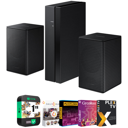 Samsung SWA-8500S/ZA Wireless Rear Speakers Kit w/ Warranty Bundle