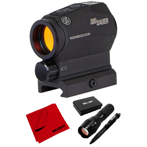Sig Sauer Romeo5 XDR 1x22mm Compact Red Sight 2 MOA Dot w/ 65MOA Circle +Accessories Kit