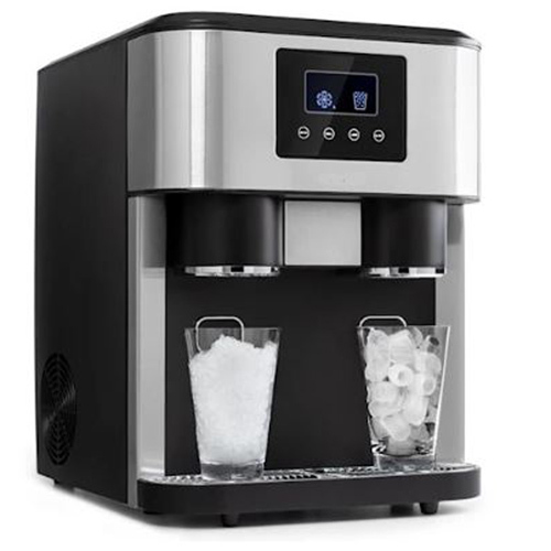 Frigidaire 3-in-1 Countertop Ice Crusher, Cube Maker, and Water Dispenser, 33 LBs Per Day