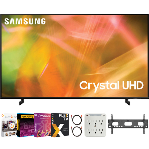 Samsung 65 Inch 4K Crystal UHD Smart LED TV 2021 with Movies Streaming Pack