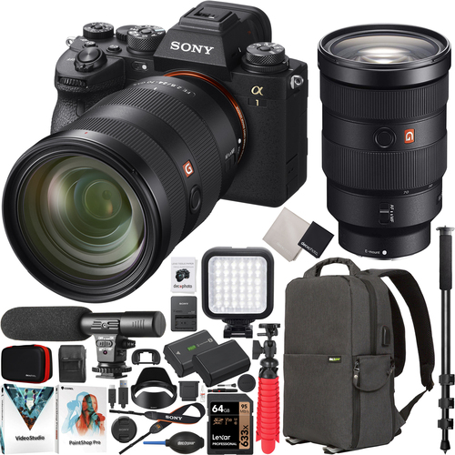Sony Alpha 1 Full Frame Mirrorless Camera Body + 24-70mm GM Lens SEL2470GM Kit Bundle